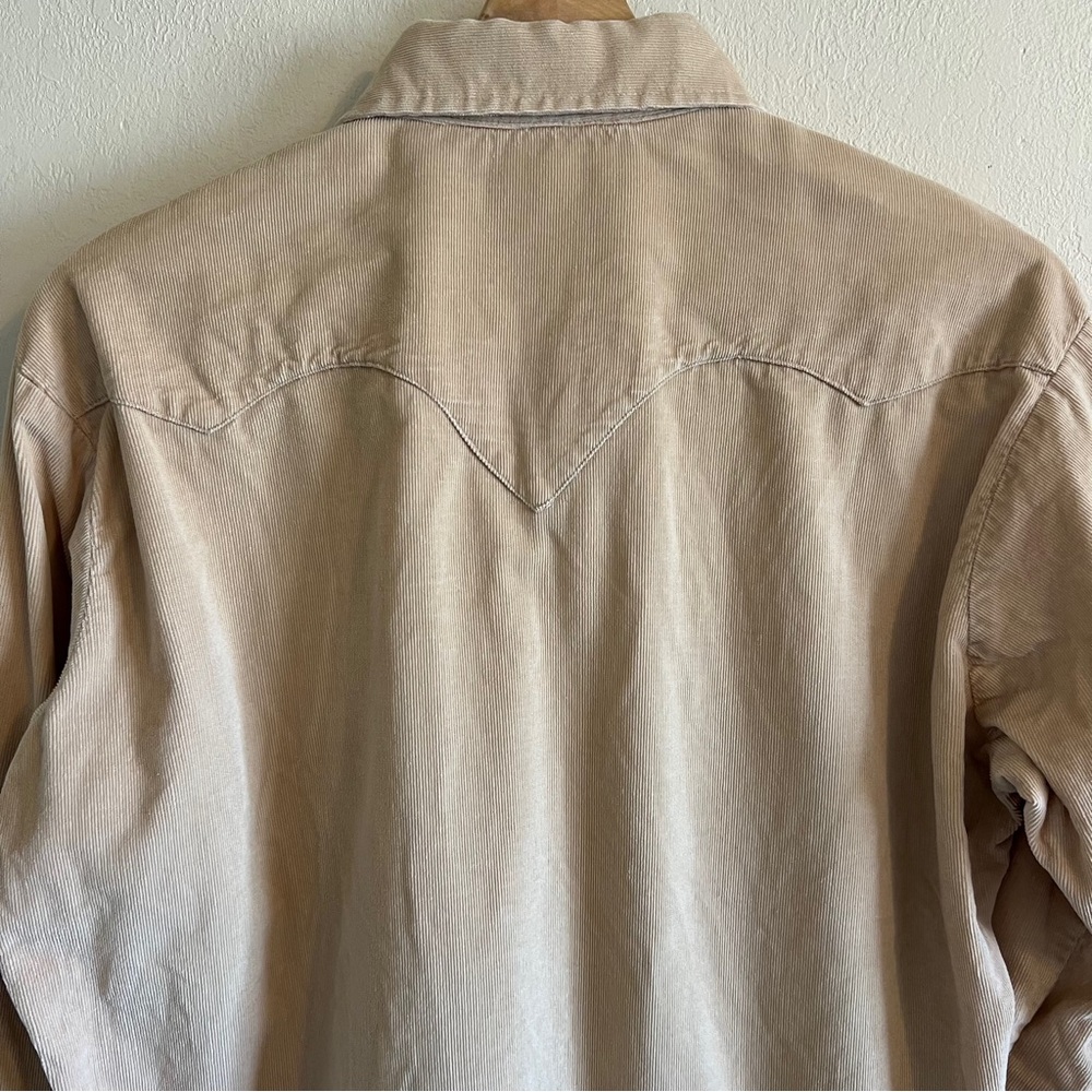 Vintage TemTex Corduroy Pearl Snap Button Up - Picture 9 of 16